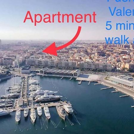Valencia / Playa Cabanyal, Puerto, Cuidad Artes Apartment ภายนอก รูปภาพ